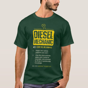 Camiseta Significado mecánico diésel I Mecánico