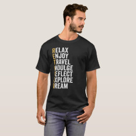 Camiseta Significados de letras retiradas, Jubilación diver