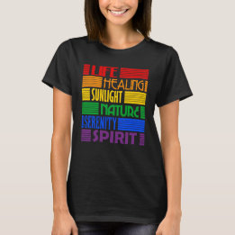 Camiseta Significados del arcoiris (transgénero LGBT)