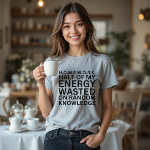 Camiseta significante de trabajo doméstico