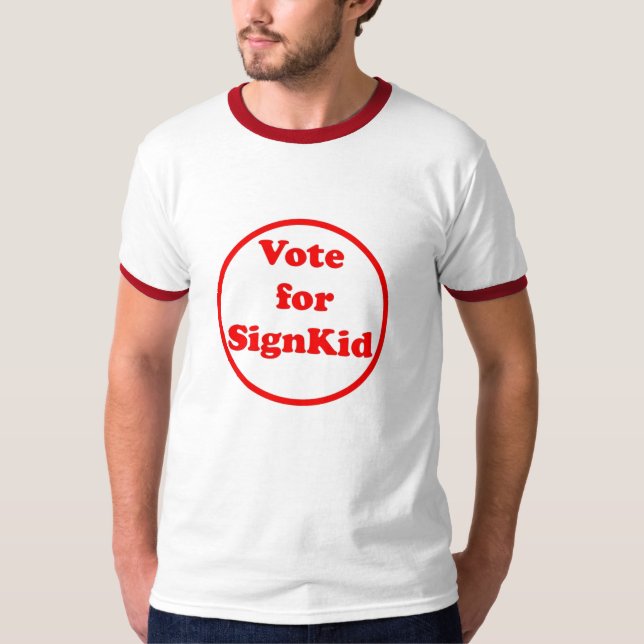 Camiseta signkkid del voto 4 (Anverso)