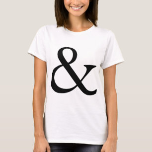 Camiseta Signo "&"