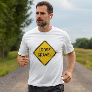 Camiseta Signo de advertencia de grano suelto peligro de ca