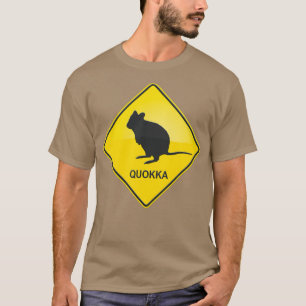 Camiseta Signo de advertencia de Quokka