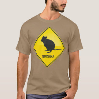 Camiseta Signo de advertencia de Quokka