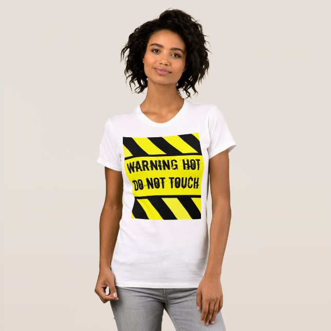 Camiseta signo de advertencia, HOT (Anverso completo)