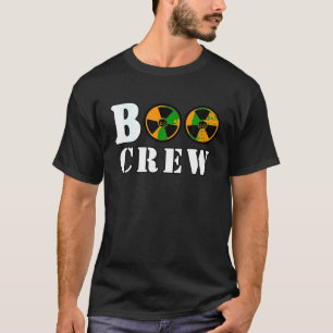 Camiseta Signo de advertencia radiactiva de equipo de Boo H
