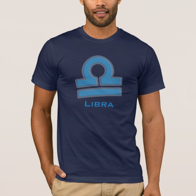 Camiseta Signo de aire gráfico "Libra" zodiac significa cam (Anverso)
