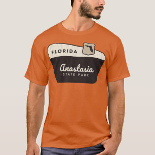 Camiseta Signo de bienvenida de Anastasia State Park Florid