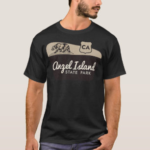 Camiseta Signo de bienvenida de Angel Island State Park Cal