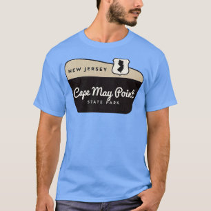 Camiseta Signo de bienvenida de Cape May Point State Park N