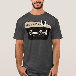 Camiseta Signo de bienvenida de Cave Rock State Park Nevada