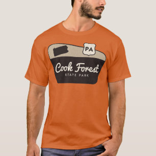 Camiseta Signo de bienvenida de Cook Forest State Park Penn