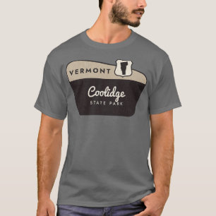 Camiseta Signo de bienvenida de Coolidge State Park Vermont