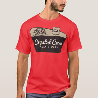 Camiseta Signo de bienvenida de Crystal Cove State Park Cal