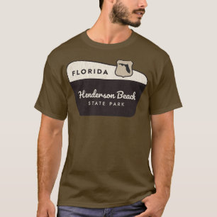 Camiseta Signo de bienvenida de Henderson Beach State Park 