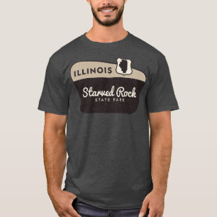 Camiseta Signo de bienvenida de Illinois, Parque Estatal Ro