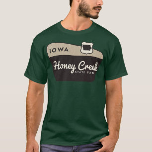 Camiseta Signo de bienvenida de Iowa del Parque Estatal Hon