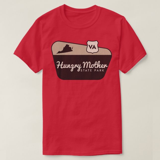 Camiseta Signo de bienvenida de la Madre Parque Estatal de  (Diseño del anverso)