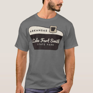 Camiseta Signo de bienvenida de Lake Fort Smith State Park 