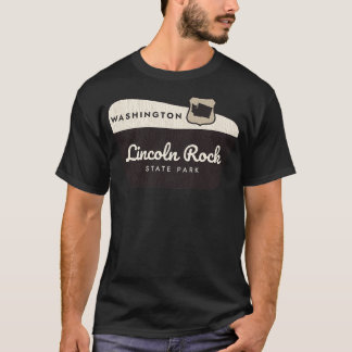 Camiseta Signo de bienvenida de Lincoln Rock State Park Was