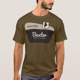 Camiseta Signo de bienvenida de Maine del Parque Estatal Ba