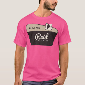 Camiseta Signo de bienvenida de Maine del Parque Estatal Re
