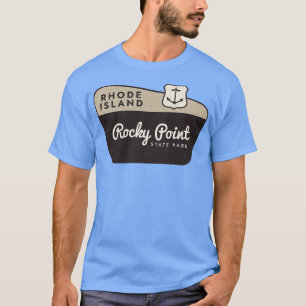 Camiseta Signo de bienvenida de Rocky Point State Park Rhod