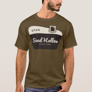 Camiseta Signo de bienvenida de Sand Hollow State Park Utah