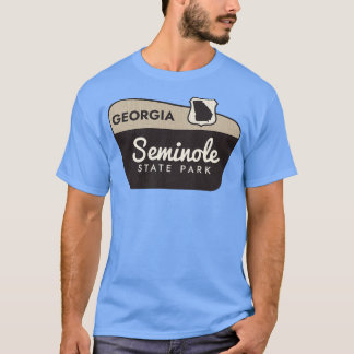 Camiseta Signo de bienvenida de Seminole State Park Georgia