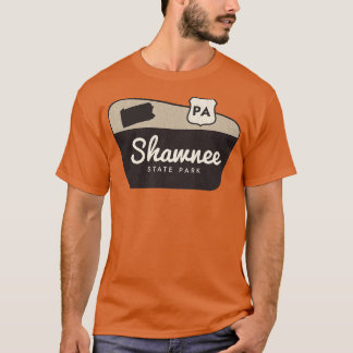 Camiseta Signo de bienvenida de Shawnee State Park Pennsylv