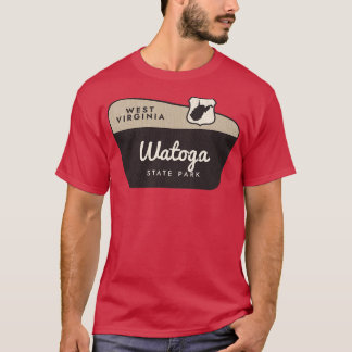 Camiseta Signo de bienvenida de Watoga State Park West Virg