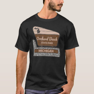 Camiseta Signo de bienvenida del Orchard Beach State Park M