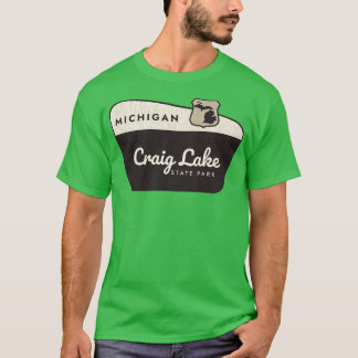 Camiseta Signo de bienvenida del Parque Estatal Craig Lake
