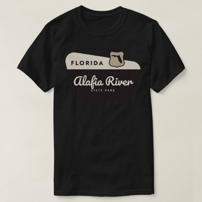 Camiseta Signo de bienvenida del Parque Estatal del Río Ala (Diseño del anverso)