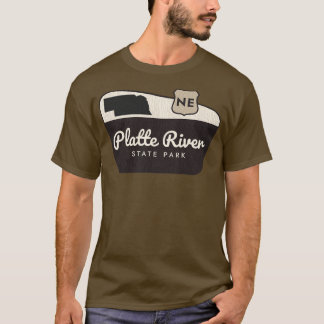 Camiseta Signo de bienvenida del Parque Estatal Platte Rive