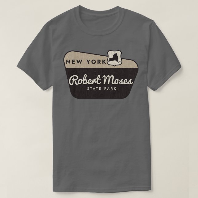 Camiseta Signo de bienvenida del Parque Estatal Robert Mose (Diseño del anverso)