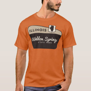 Camiseta Signo de bienvenida del Weldon Springs State Park 