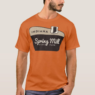 Camiseta Signo de bienvenida Indiana del Parque Estatal Spr