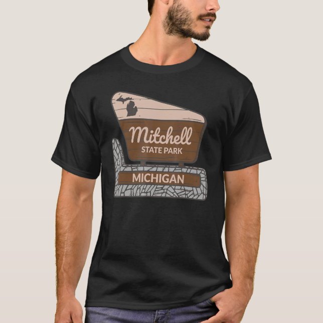 Camiseta Signo de bienvenida Vacat del Parque Estatal Mitch (Anverso)