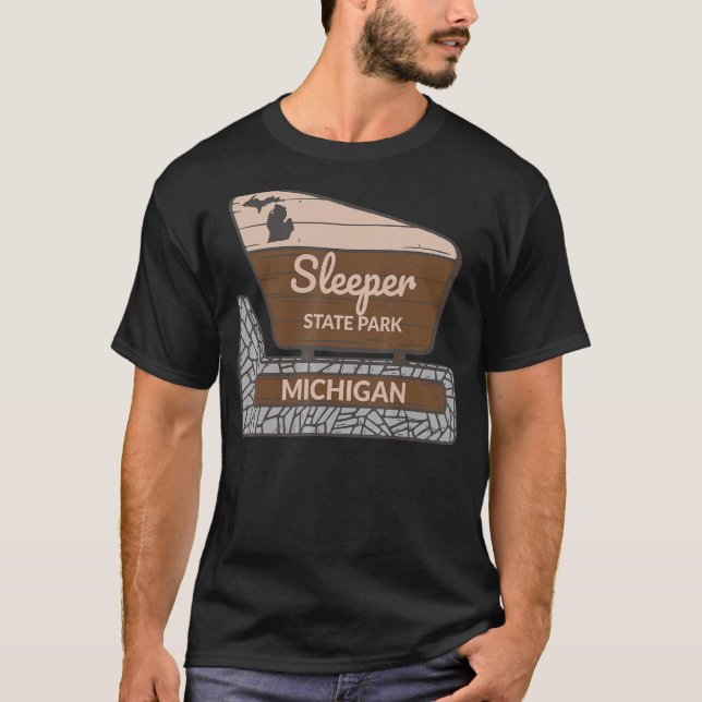 Camiseta Signo de bienvenida Vacati del parque estatal Slee (Anverso)