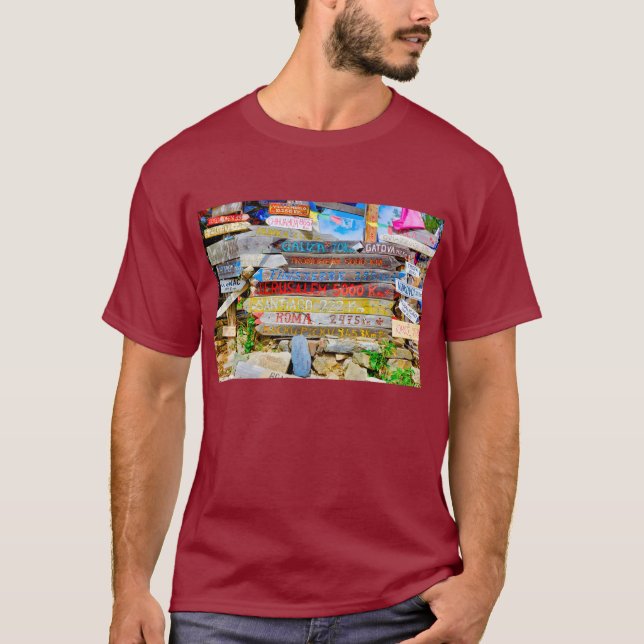 Camiseta Signo de distancia (Anverso)