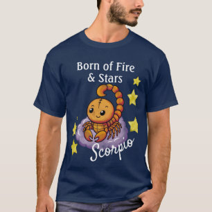Camiseta Signo de estrella de escorpión Estrella de zodiaco