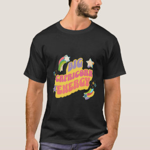 Camiseta Signo de estrella de la energía del capricornio Bi
