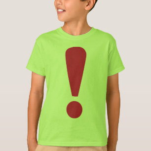 Camiseta Signo de exclamación