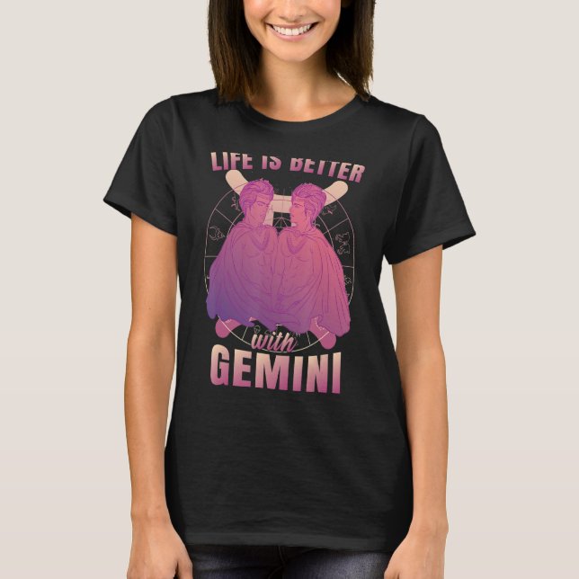 Camiseta Signo de Gemini zodiac (Anverso)