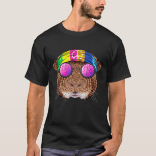 Camiseta Signo de Hippie Anima de Hippie Amo de la Paz en G