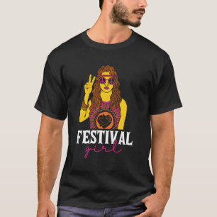 Camiseta Signo de Hippy Pacifista de Fiesta de Paz Hippies