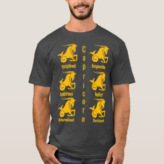 Camiseta Signo de horóscopo de Capricornio
