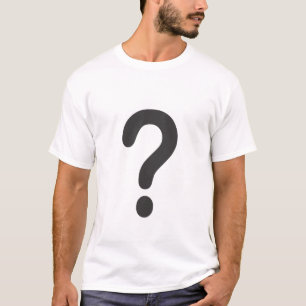 Camiseta Signo de interrogación